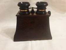 Stereoskop antik Brewster Holz