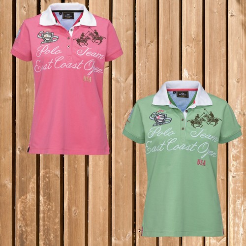Polo damen shirt - hv, halliday