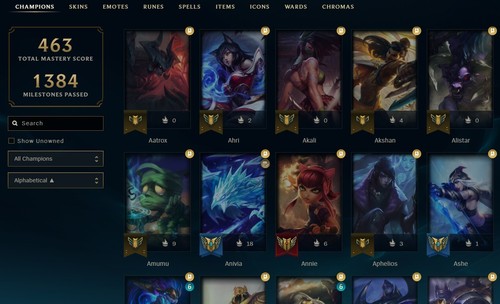 Lol account euw all skins - all,