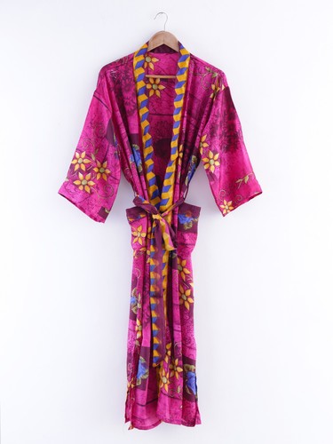 Damen vintage seiden sari - vintage,