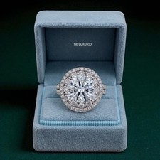 Großer Diamant Ring 14k