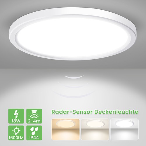 Led deckenleuchte mit 360 - deckenleuchte,