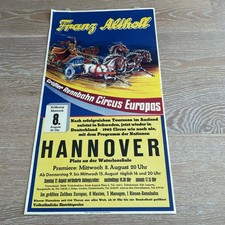 Circus Franz Althoff,   Zirkus Circo Cirque Cirkus Sirkus Plakat Poster Affiche 