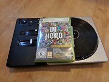 Dj Hero Spiel und Plattenspieler Xbox 360 + Dj Pult / Turntable & Battlemixer 