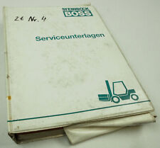 Steinbock Boss RH20 D Stapler Ersatzteilliste Truck Parts List ca 1994