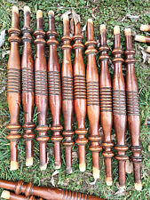 Antike Baustoffe, Sprossen, Holz, Biedermeier, gedrechselt, 50cm lang, ohne Wurm