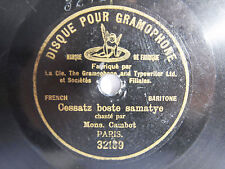 78rpm 7" G&T - CAMBOT sings: Cessatz boste ramatye (Pessporrius) - PARIS 1904