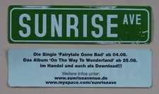 Sunrise Avenue Fairytale Gone Bad/On The Way To Wonderland Promo Sticker 2006