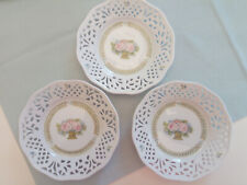 3 GALLO Galerie de Porcelaine Leonardo "das Blumenkörbchen" Zierteller