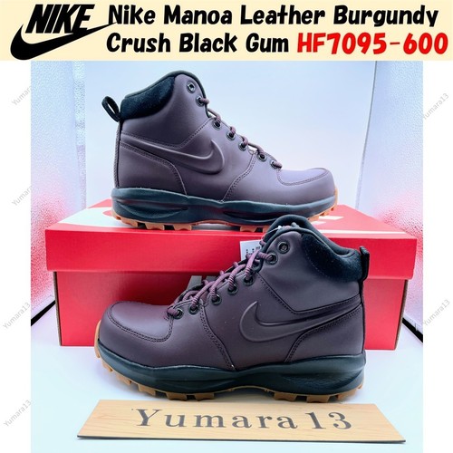 Nike manoa leather burgundy - nike,