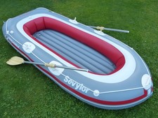 Schlauchboot SUPER CARAVELLE XR86G von Sevylor mit Paddeln und Sitzkissen