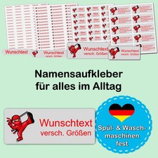 Namensaufkleber personalisiert