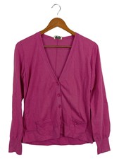 CLOSED Strickjacke Damen Gr. 40/L Rosa Klassisch Baumwolle Cardigan