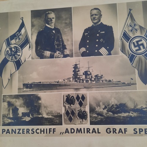 Plakat panzerschiff admiral - plakat,