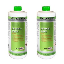 Flotex Permanent LPG Ventilschutz, 2x1L Additiv Gas Ventil Schutz Gasanlage