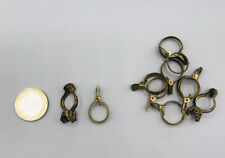 11 Gardinen Halter Goldblech