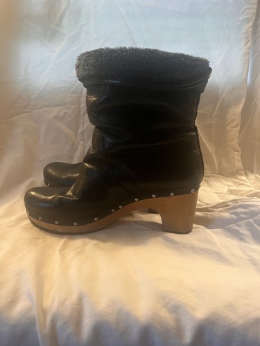 Genuine ugg black - genuine, leather
