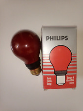 1x Philips Dunkelkammer Birne Rot E27 PF712E 230V Fotolabor  Lampe in OVP neu !