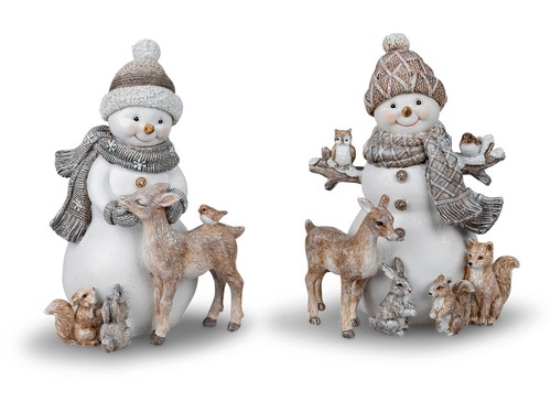 Dekofiguren set schneemann - set,