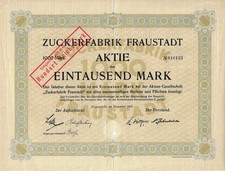 Zuckerfabrik Fraustadt Wschowa Dez. 1921, Nenkersdorf, Glogau, Breslau Cukrownia