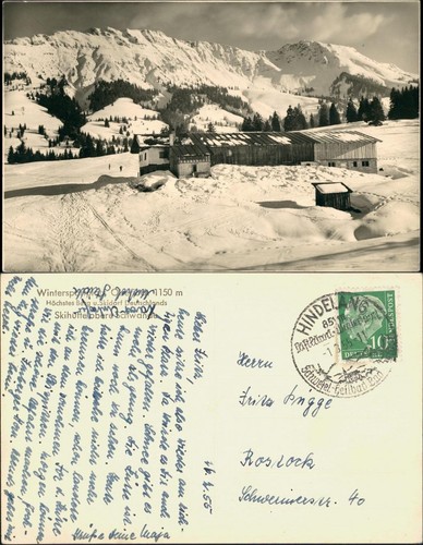 Ansichtskarte oberjoch bad - ansichtskarte, oberjoch-bad