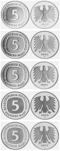 Selten dm brd münzen - brd,