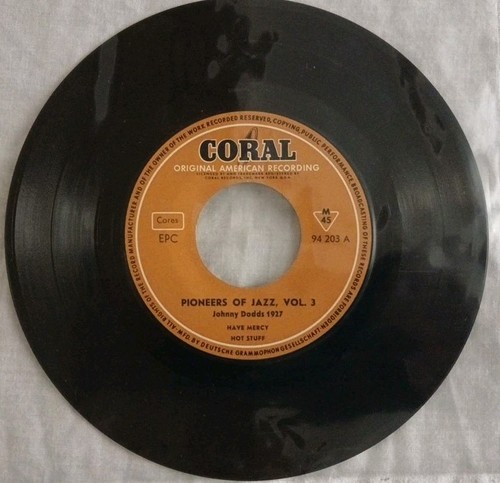 Johnny dodds 1927 vinyl ep - 1927,