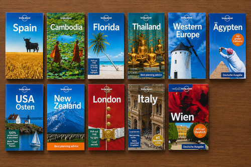 11x lonely planet reiseführer - lonely,