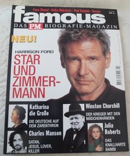 P.M. Biografie  Famous  Heft Nr. 2 von 2000  Harrison Ford, Julia Roberts u. a. 