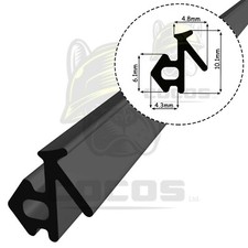 Fensterdichtung S-834X – Gummidichtung für VEKA PVC Fenster, Wetterdichtung