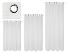 Voile Gardine Emotion weiß