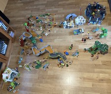Playmobil Mega Zoo Set + Extra Tiere & Figuren Konvolut Sammlung