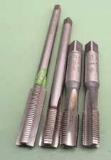 4 HSS Gewindebohrer M10x1 Links Linksgewinde Lks LH Gewindeschneider Feingewinde