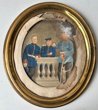 Aquarell 3 Soldaten Rouen