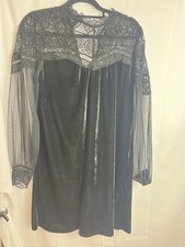 Zara Abendkleid Aus Samt Mit