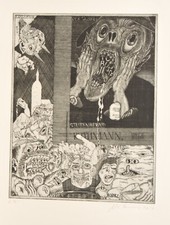 Uwe Bremer/Radierung/Handsigniert/Die Wiedertäufer zu Münster/2014/e.a. Exemp./5