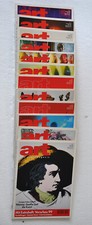 Art Magazin, Kunstmagazin, Jahrgang 1999,  einzelne Hefte