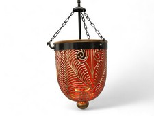 Orient Kolonialstil Glas Decken Hängelampe lampe 1001Nacht Rot ohne Deckel 24/13