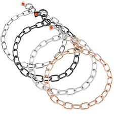 Sprenger Halskette Halsband Edelstahl / Matt / Schwarz / Curogan / Typ: medium