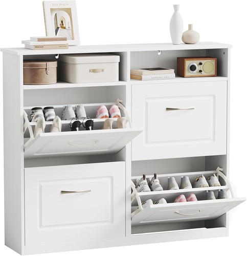 Schuhschrank mit klappen - 4,