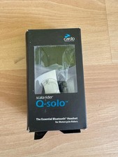 Cardo Q-Solo Scala Rider Bluetooth Headset für Motorradfahrer unbenutzt