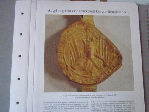 Siegel der augsburger - siegel,
