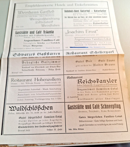 Alte reklame werbung - reklame, hotels