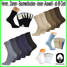 Damen Herren Baumwollsocken