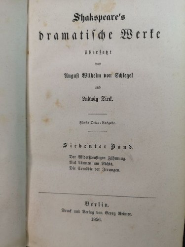 Shakspeare dramatische - shakspeare's,