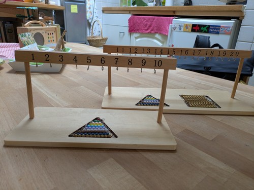 Montessori holz rechenrahmen - montessori,