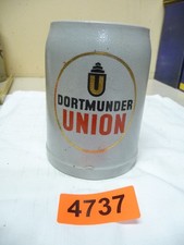 4737.    Alter Steingut Bierkrug Brauerei Dortmunder Union Bierkrug   0,5L