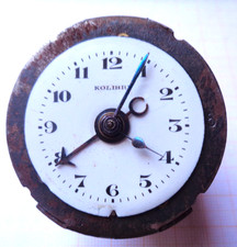 Antikes kleines Wecker Werk KOLIBRI defekt für Teile zum Basteln D = 48,6 mm WF