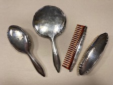 Antikes Frisierset Spiegel