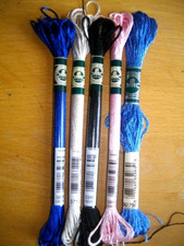 5 x Original DMC Satin